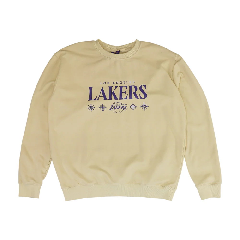 Beige Solid Sweatshirt Pullover