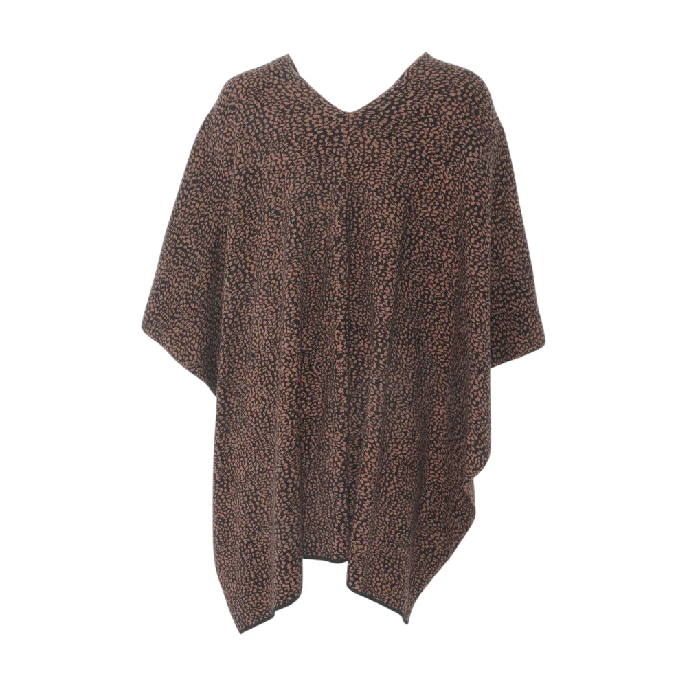 Black Animal Print Cardigan Sweater - Image 2
