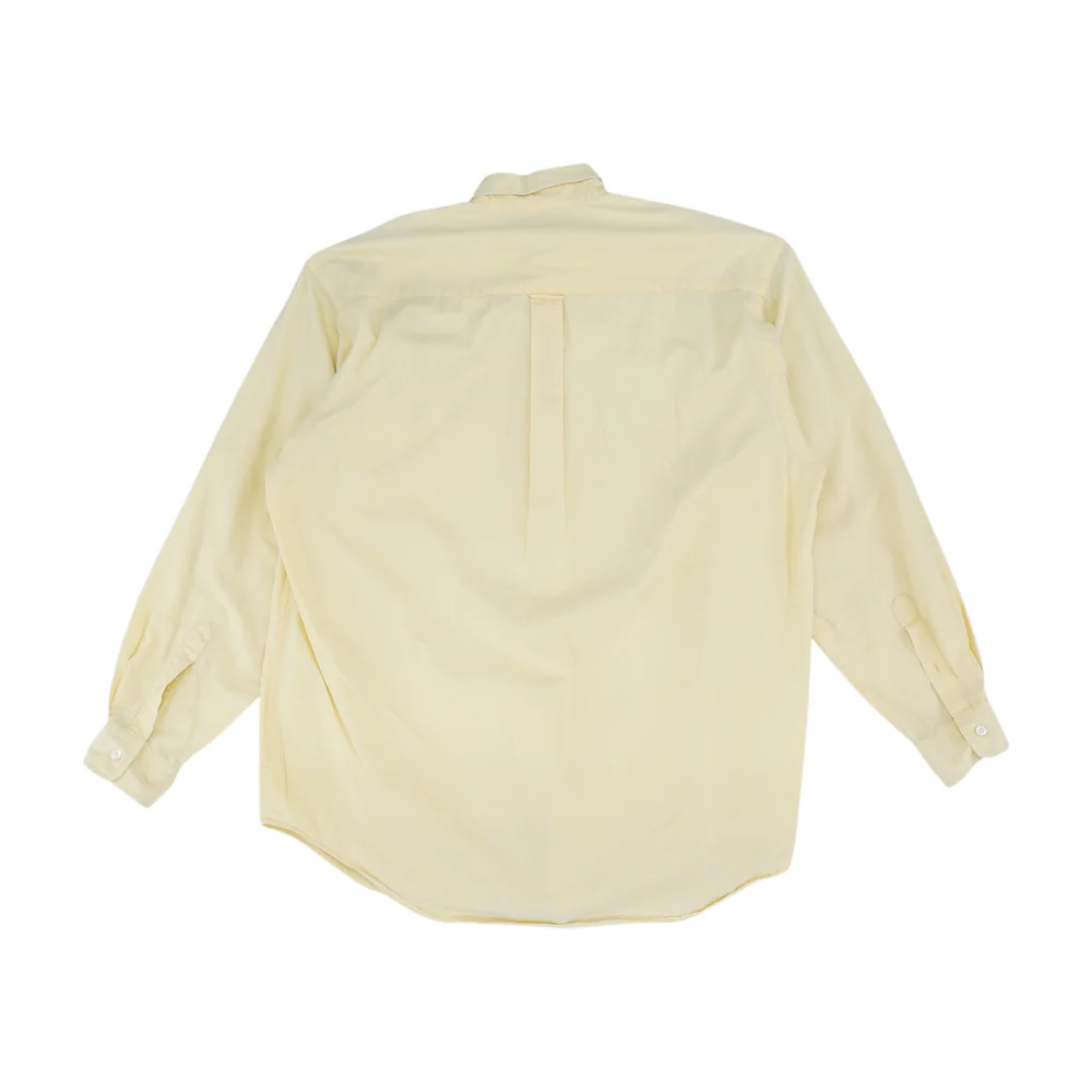 Yellow Solid Long Sleeve Button Down - Image 2