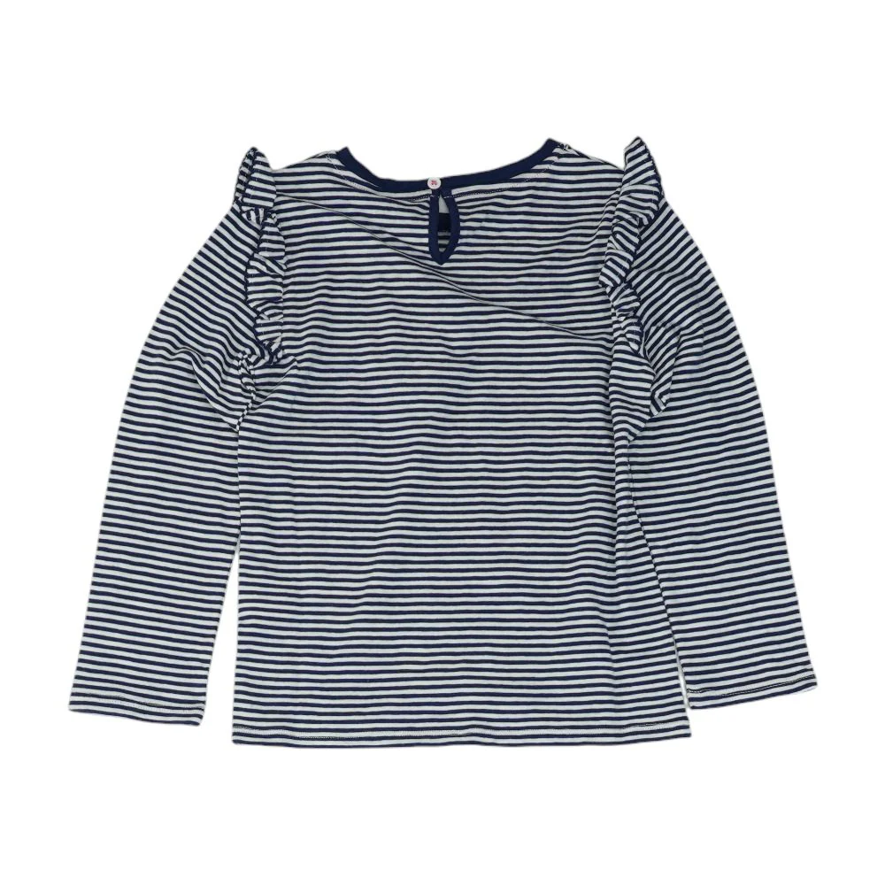 Navy Striped Knit Top - Image 2