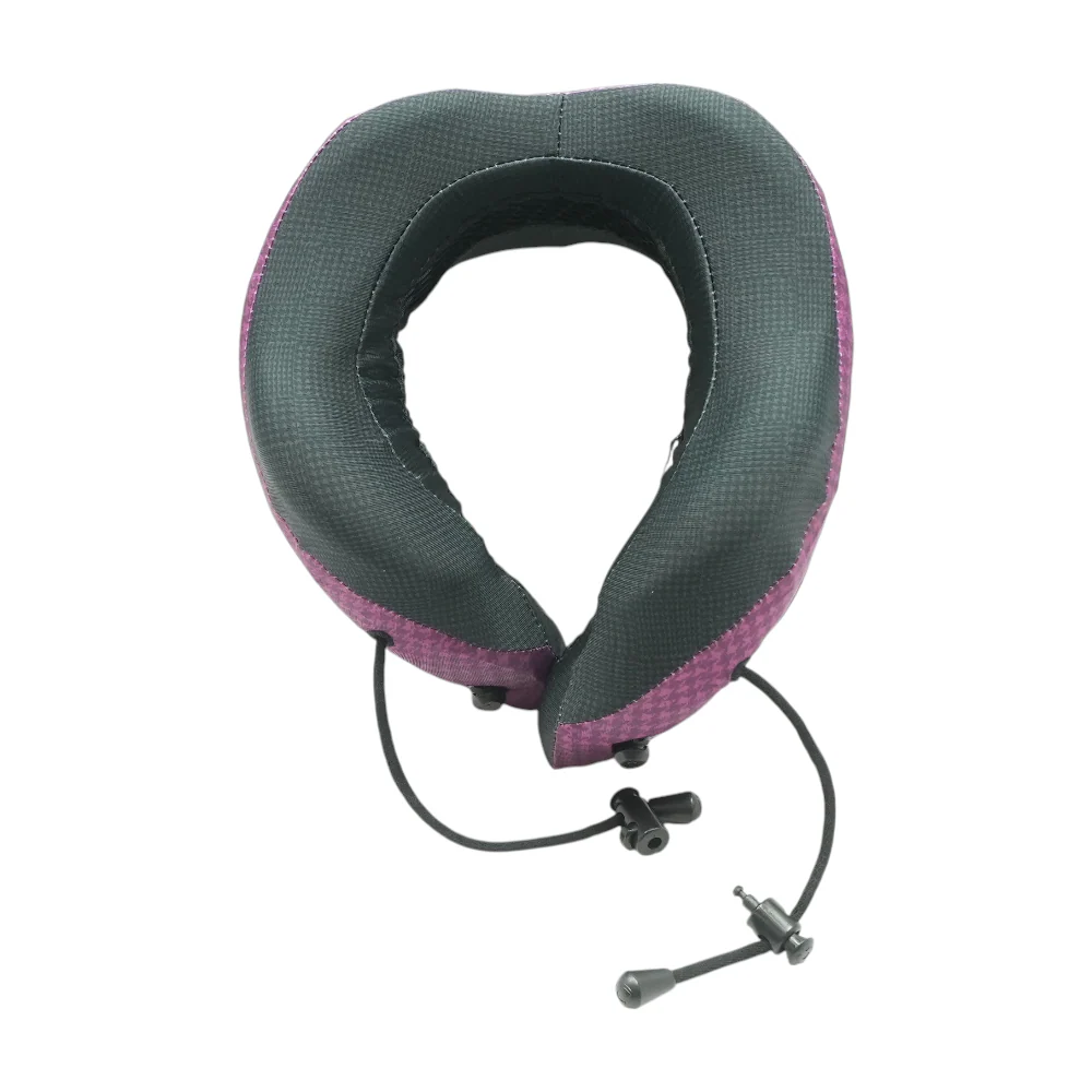 Purple Neck Pillow with Bag