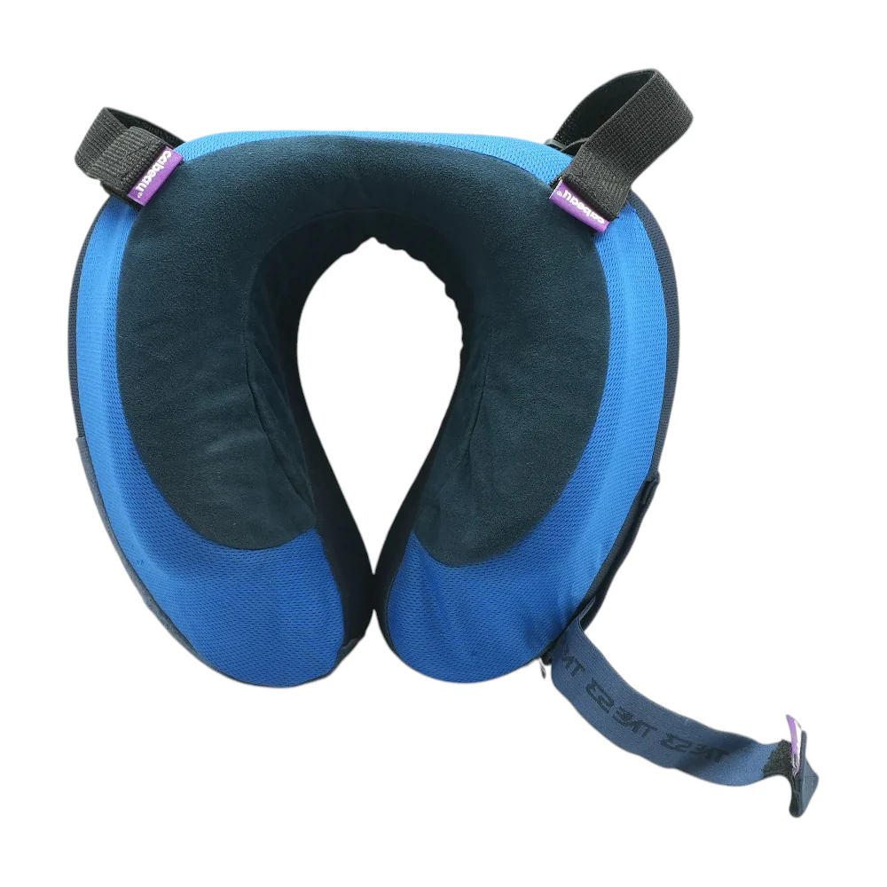 Navy Neck Pillow with Bag