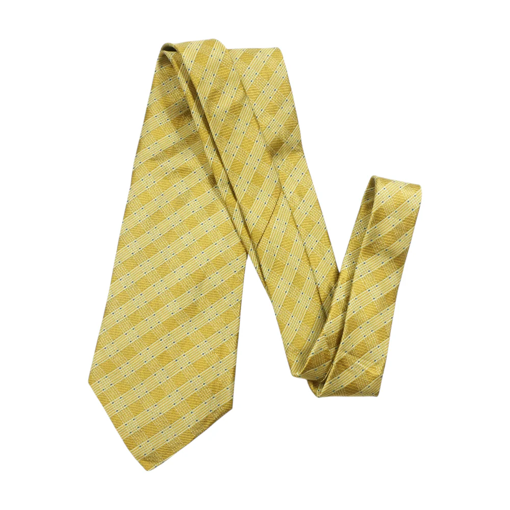 Brown Check Neck Tie - Image 2