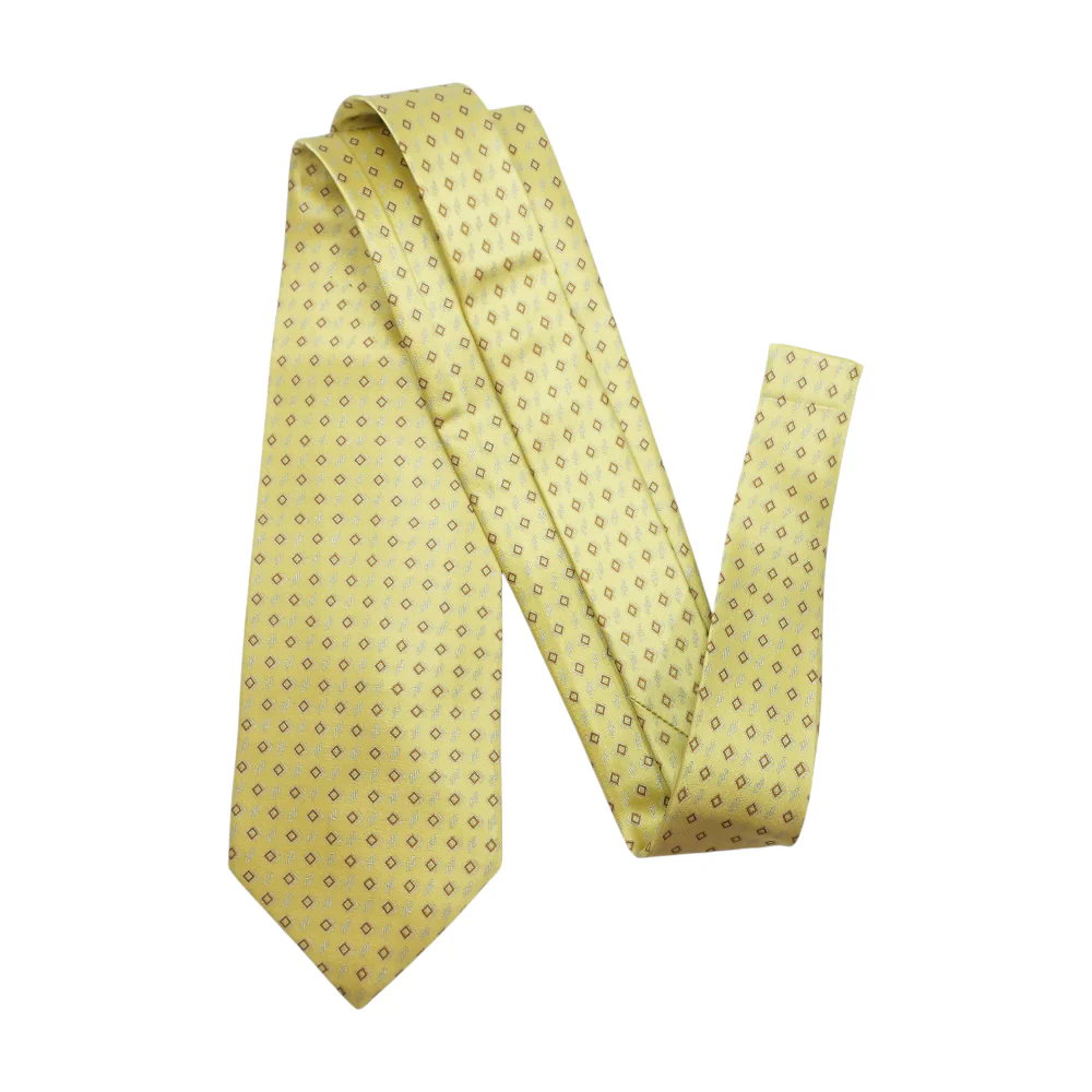 Gold Geometric Neck Tie