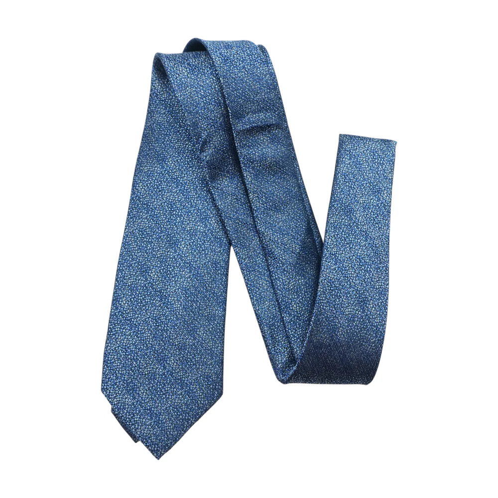 Blue Print Neck Tie
