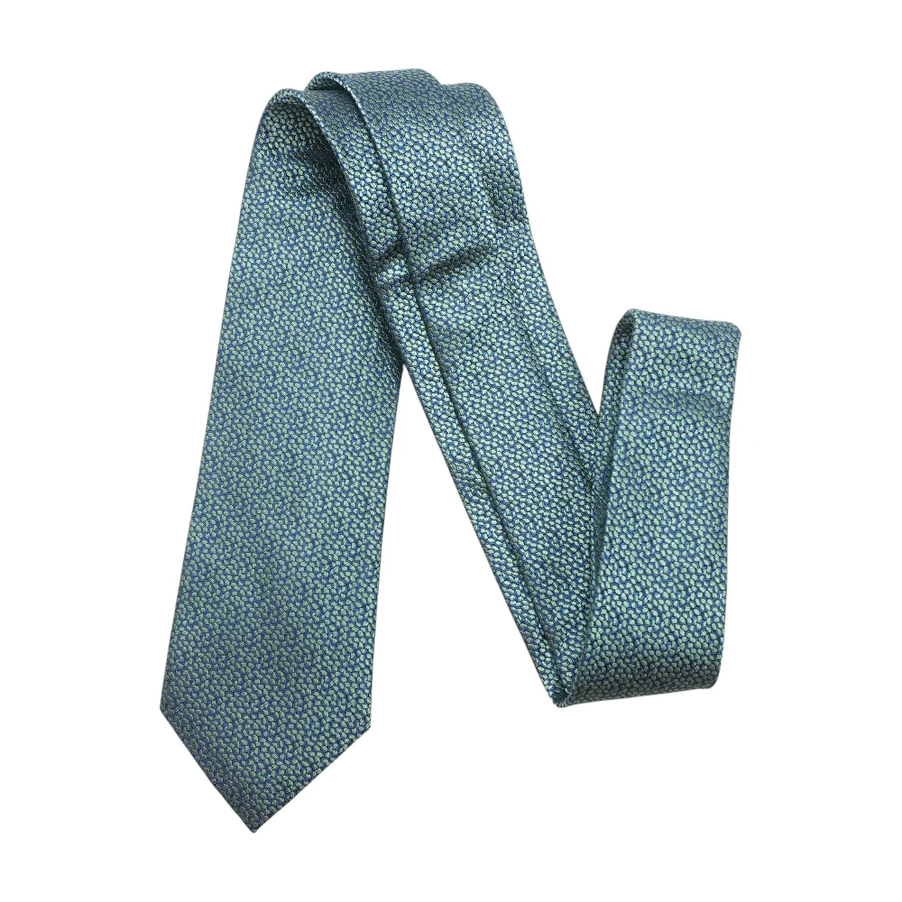 Green Print Neck Tie