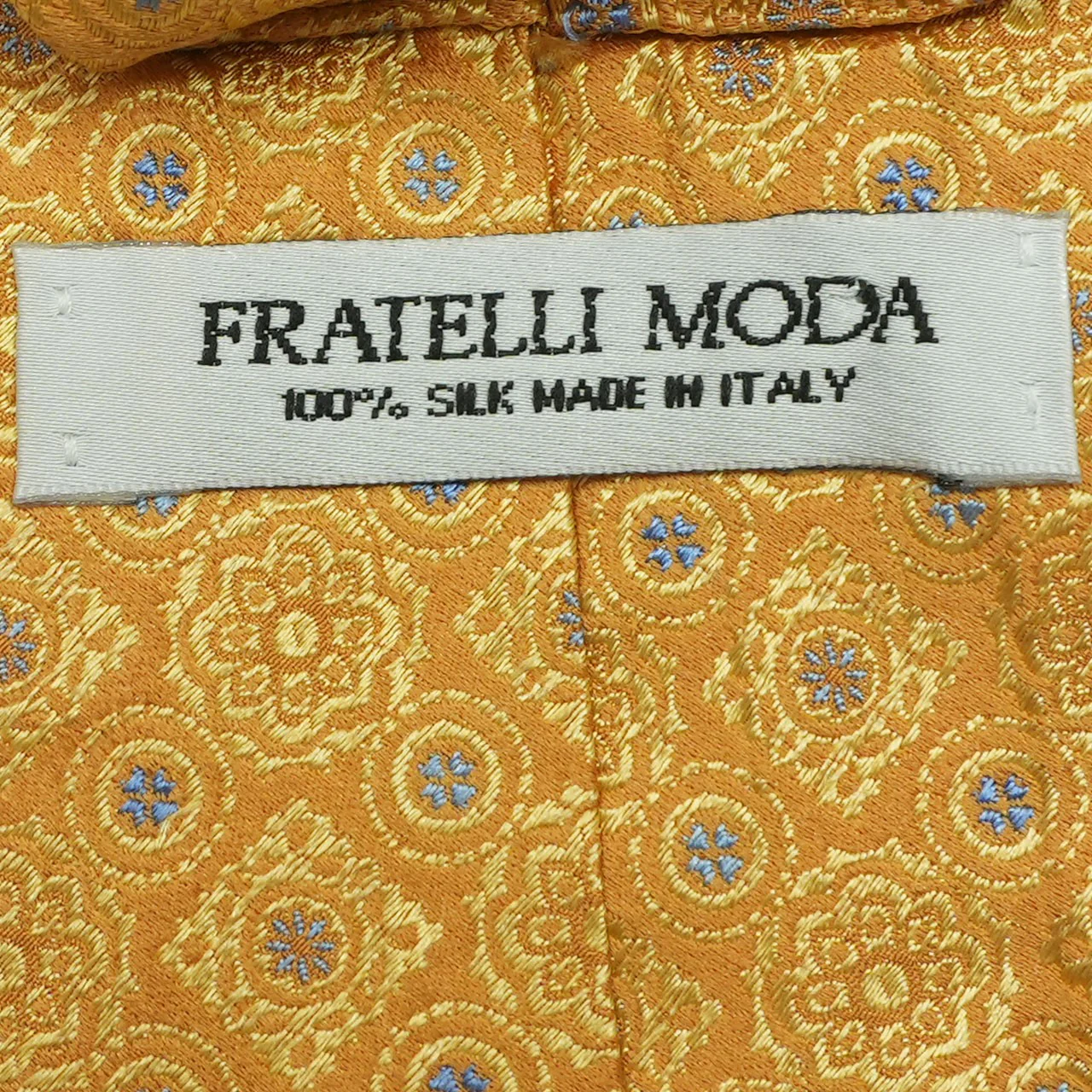 Yellow Print Neck Tie - Image 2