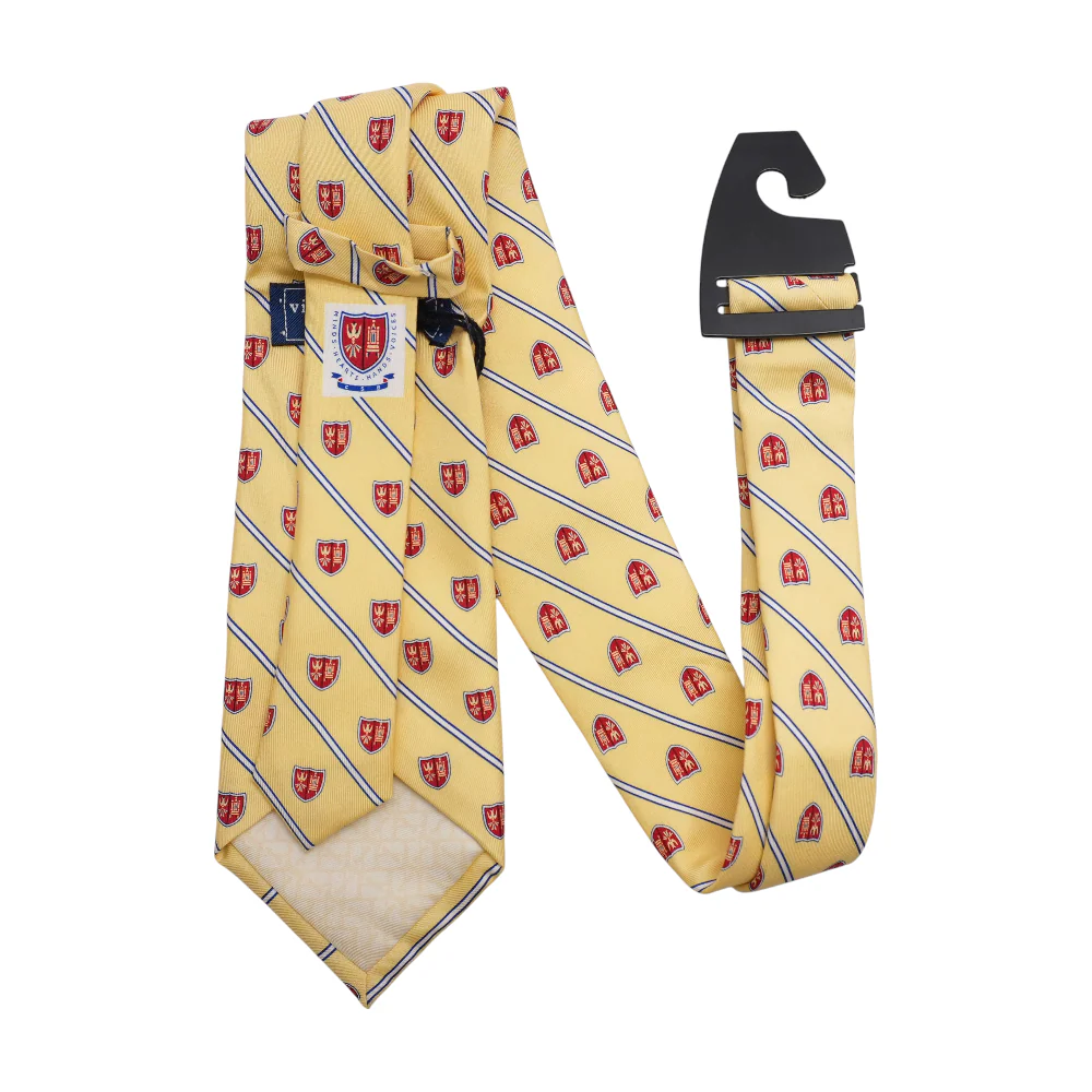 Yellow Print Neck Tie - Image 2