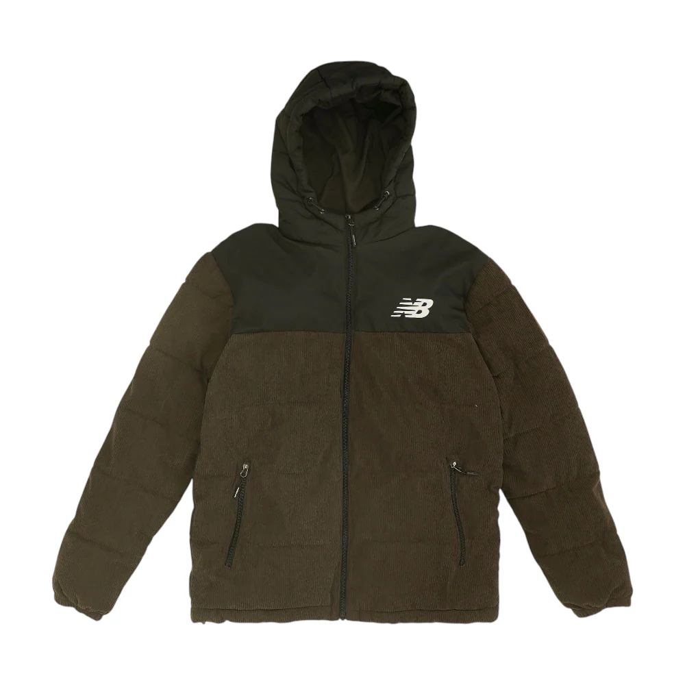 Brown Color Block Jacket