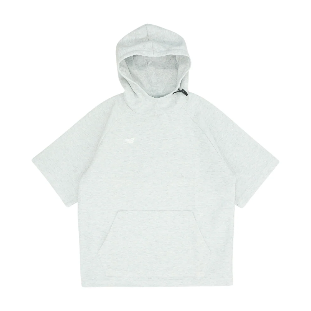 Gray Solid Hoodie Pullover