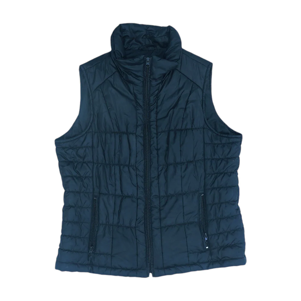 Black Solid Vest