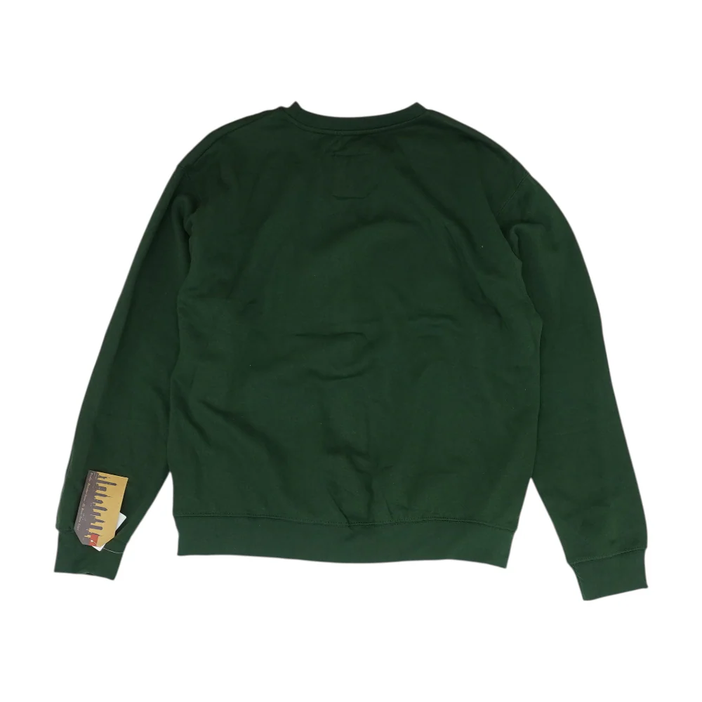 Green Solid Sweatshirt Pullover - Image 2