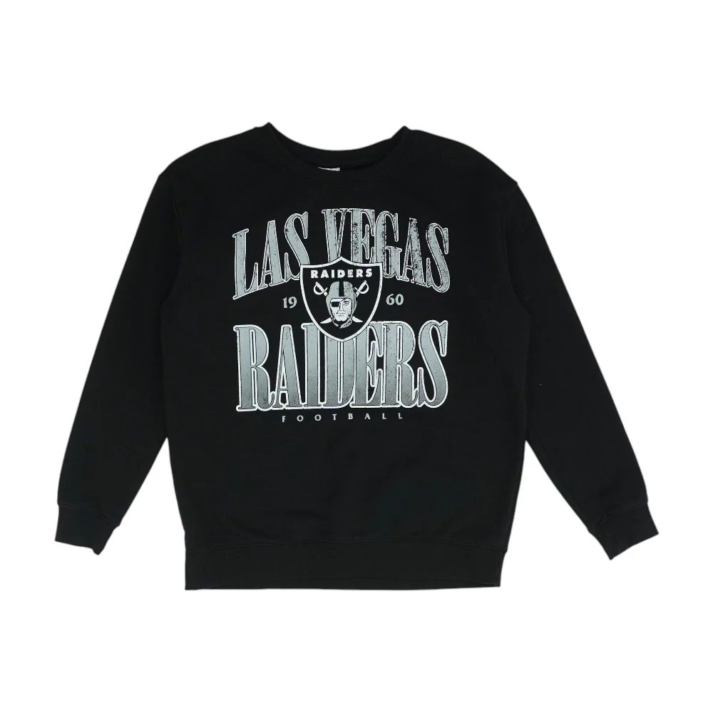 Black Las Vegas Raiders Solid Sweatshirt Pullover