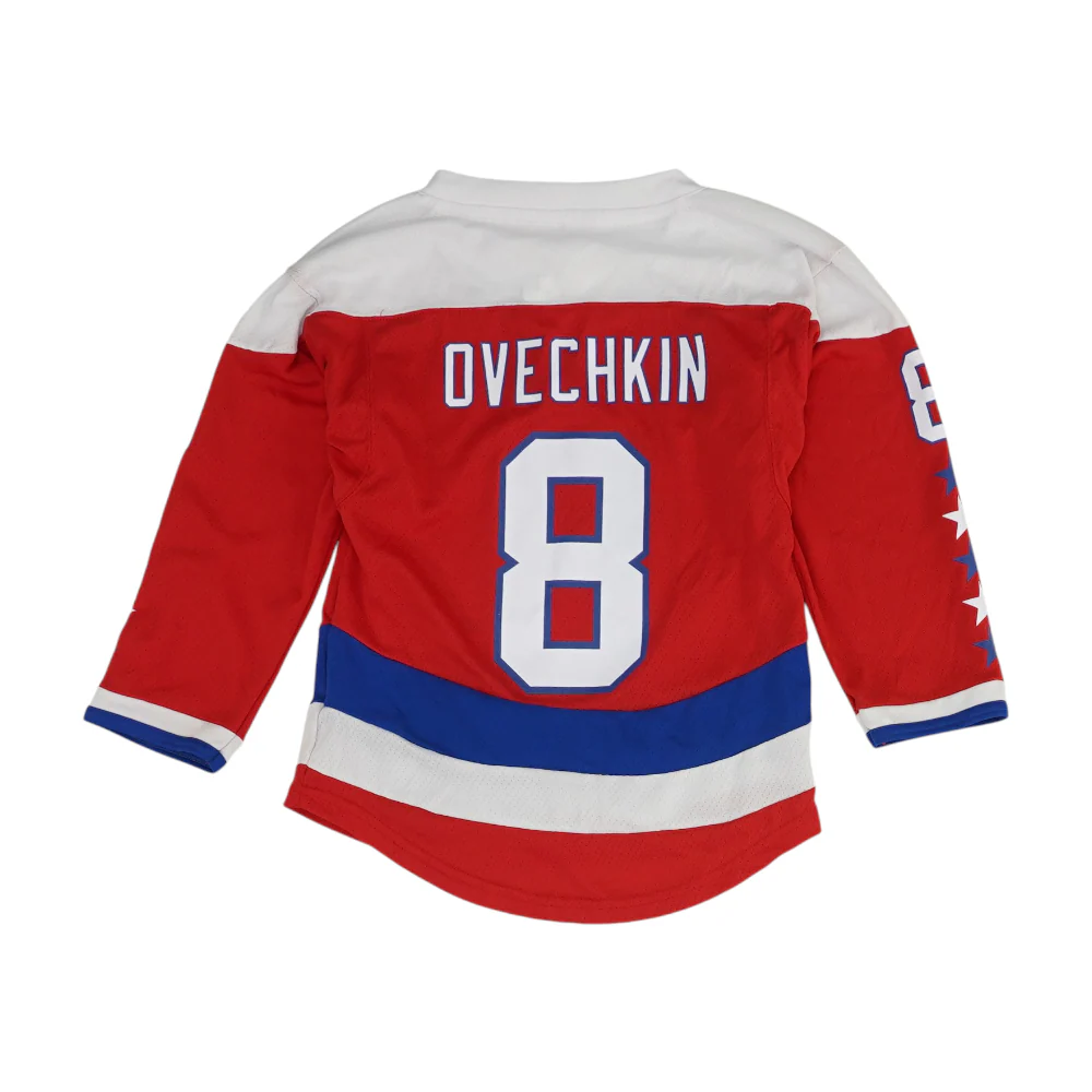 Boys' Red Washington Capitals Long Sleeve Jersey - Image 2