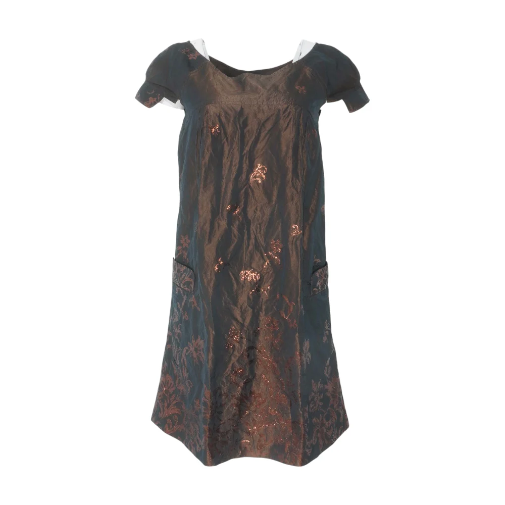 Bronze Mini Dress