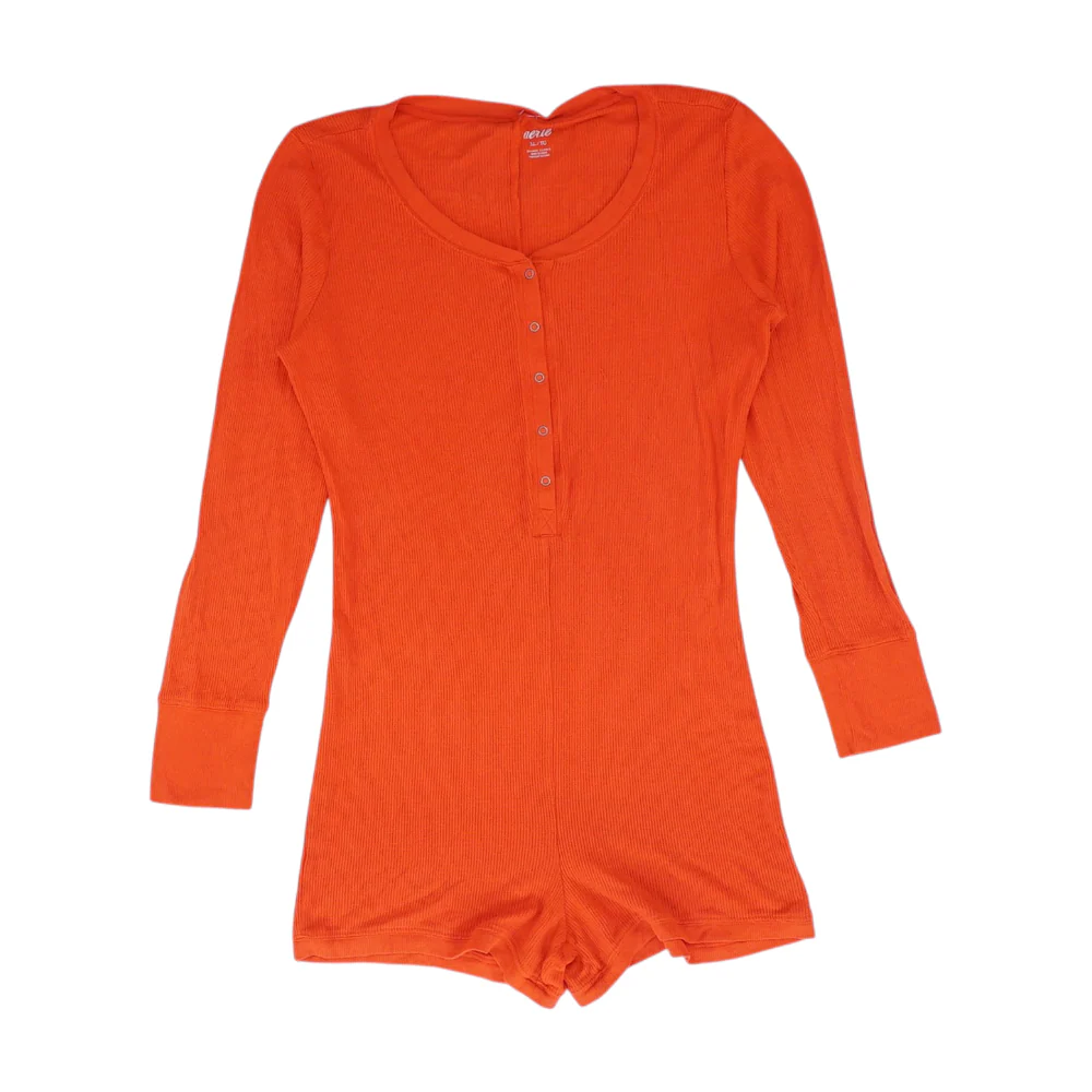 Red Solid Nightgown