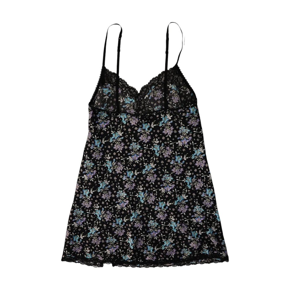 Black Floral Nightgown - Image 2