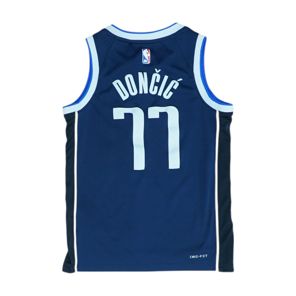 Boys' Navy Dallas Mavericks Sleeveless Jersey - Image 2