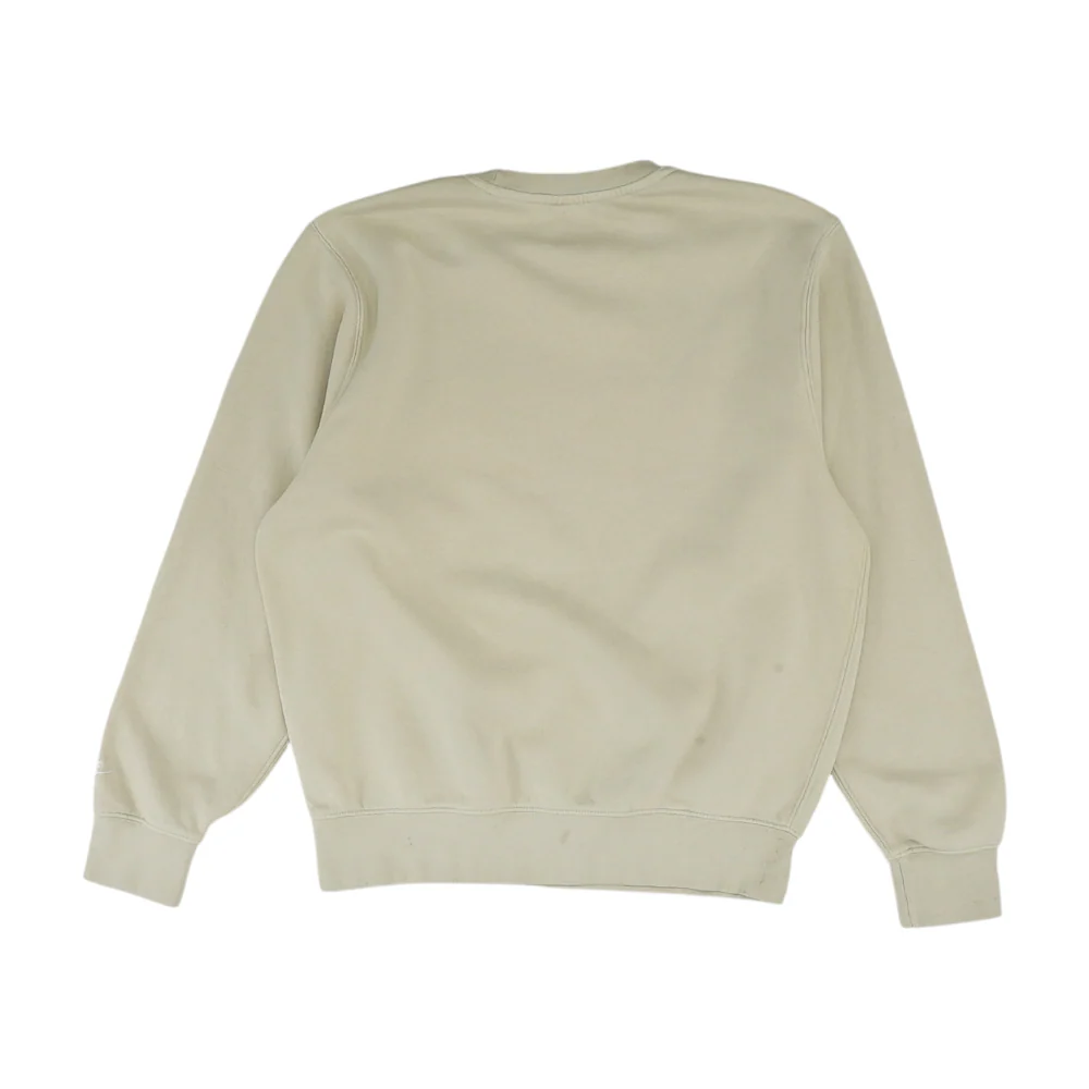 Beige Solid Sweatshirt Pullover - Image 2
