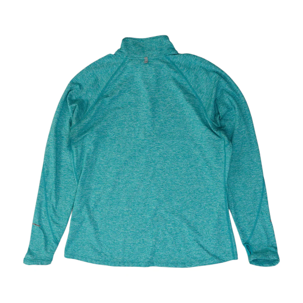 Blue Solid 1/4 Zip Pullover - Image 2