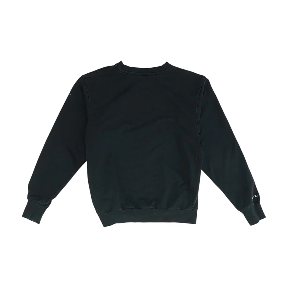 Black Solid Sweatshirt Pullover - Image 2