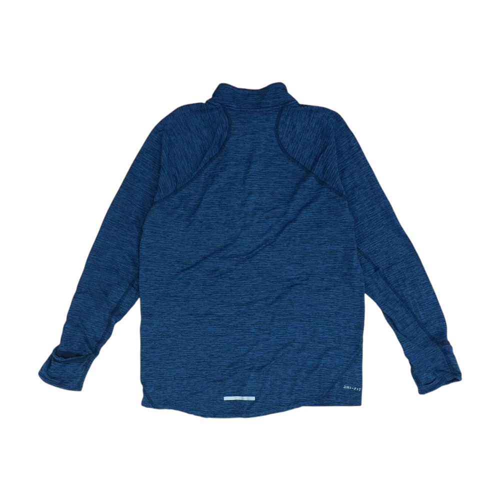 Blue Color Block 1/4 Zip Pullover - Image 2