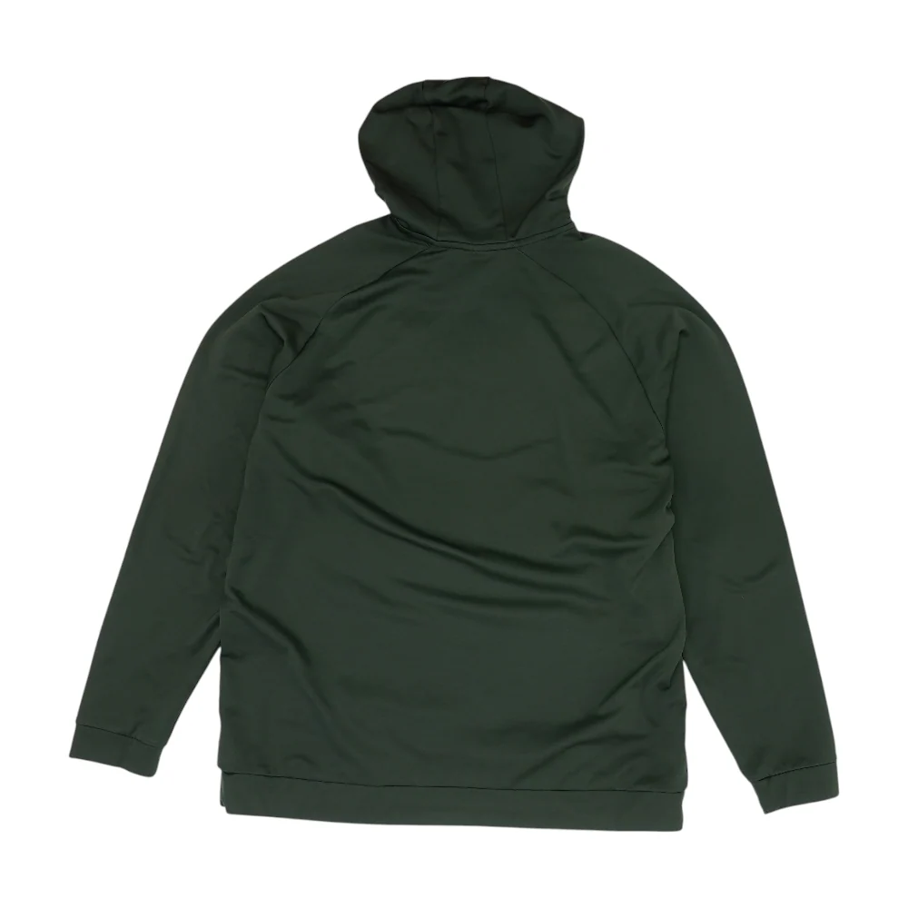Green Solid Hoodie Pullover - Image 2