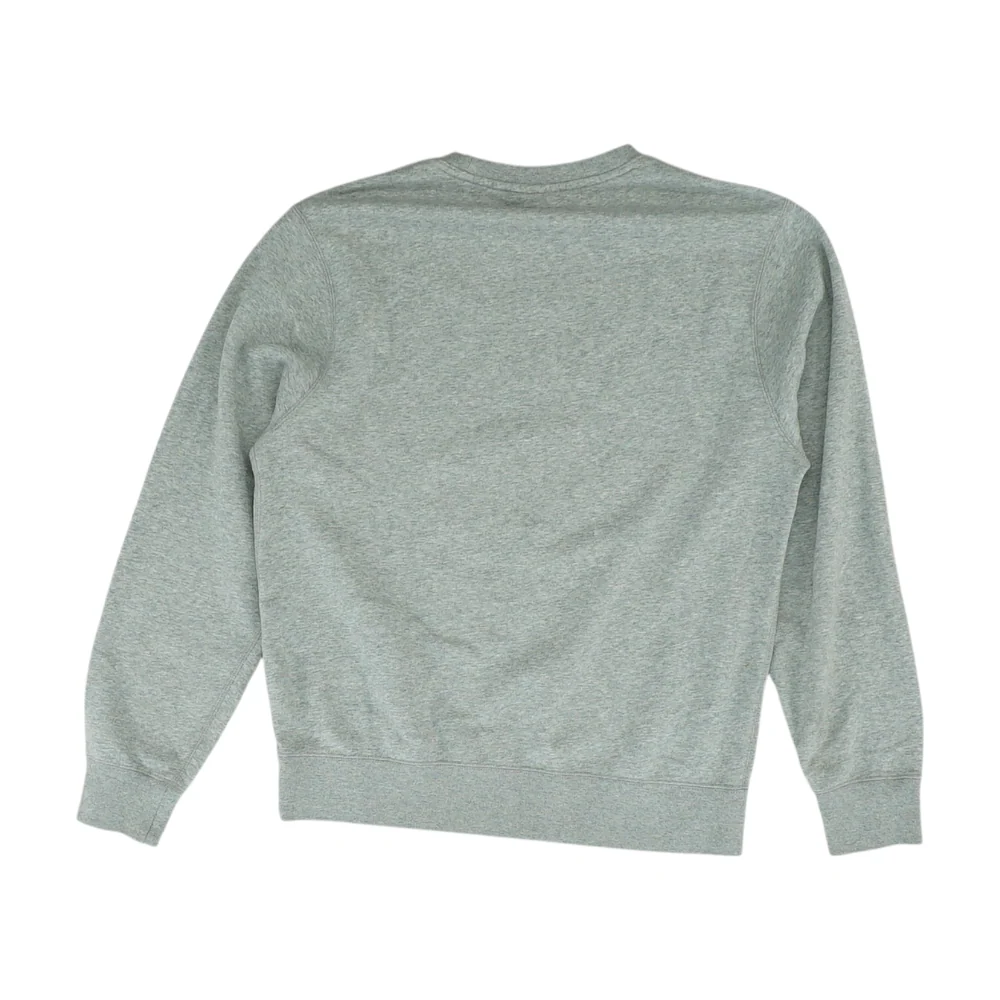 Gray Solid Sweatshirt Pullover - Image 2