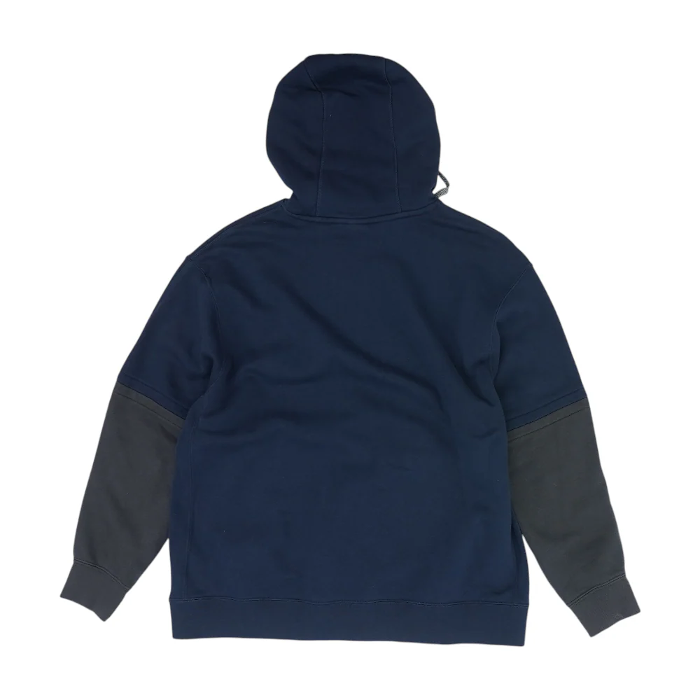 Navy Solid Hoodie Pullover - Image 2