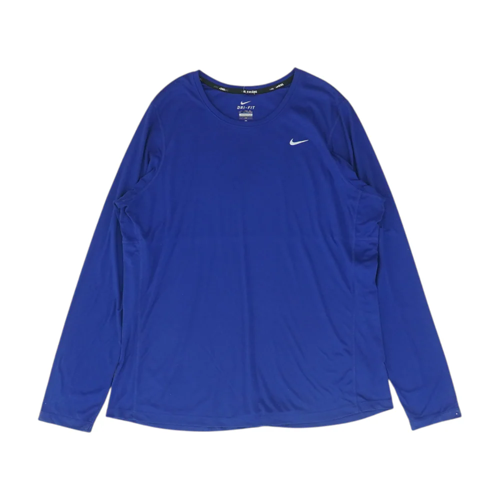 Blue Solid Active T-Shirt