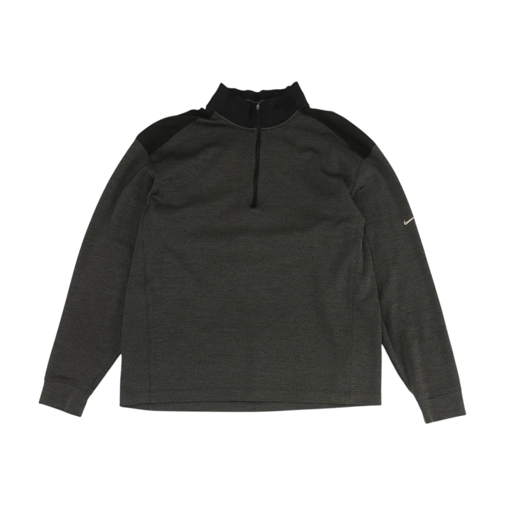 Charcoal Color Block 1/4 Zip Pullover