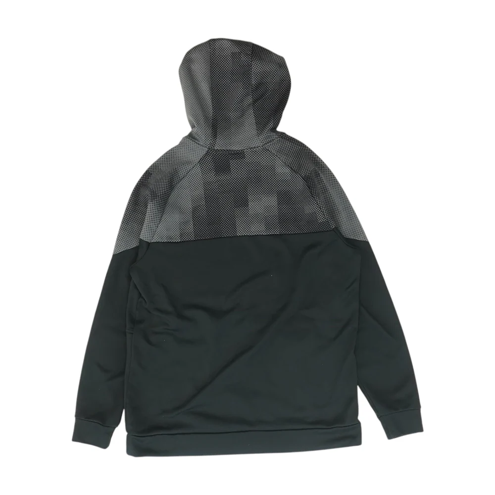Black Abstract Hoodie Pullover - Image 2