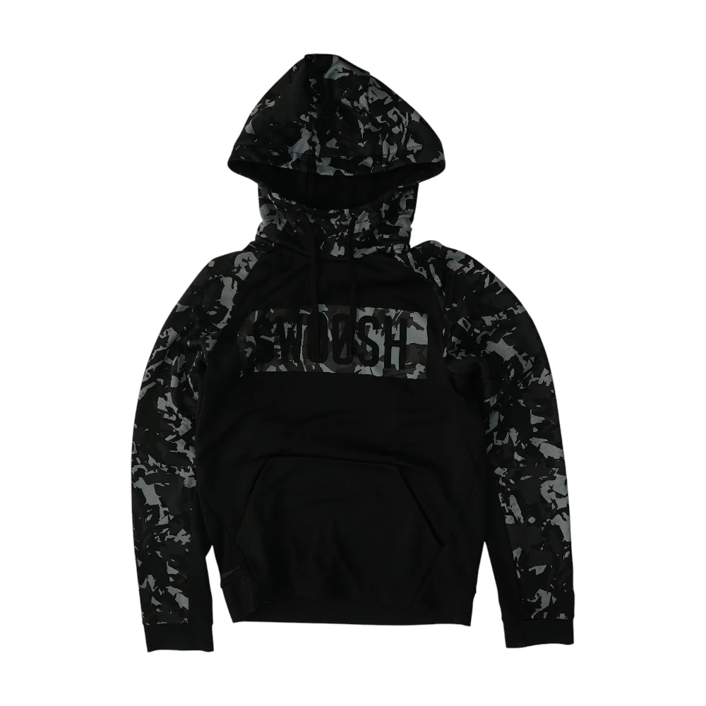 Black Camo Hoodie Pullover