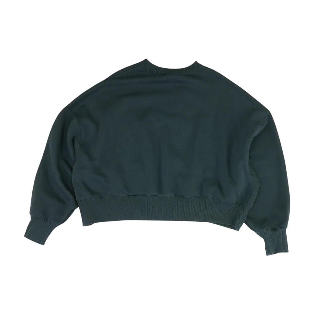 Green Solid Sweatshirt Pullover - Image 2