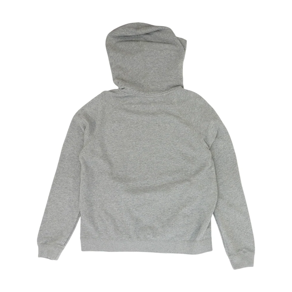 Gray Solid Hoodie Pullover - Image 2
