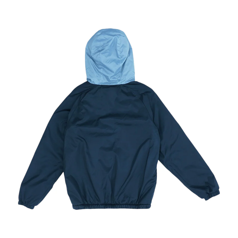 Black Color Block Rain Jacket - Image 2