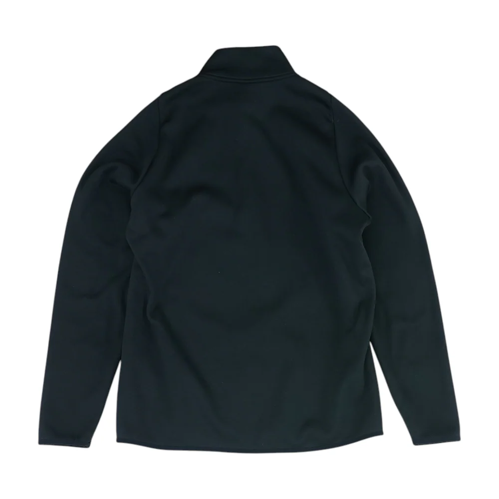 Black Solid 1/4 Zip Pullover - Image 2