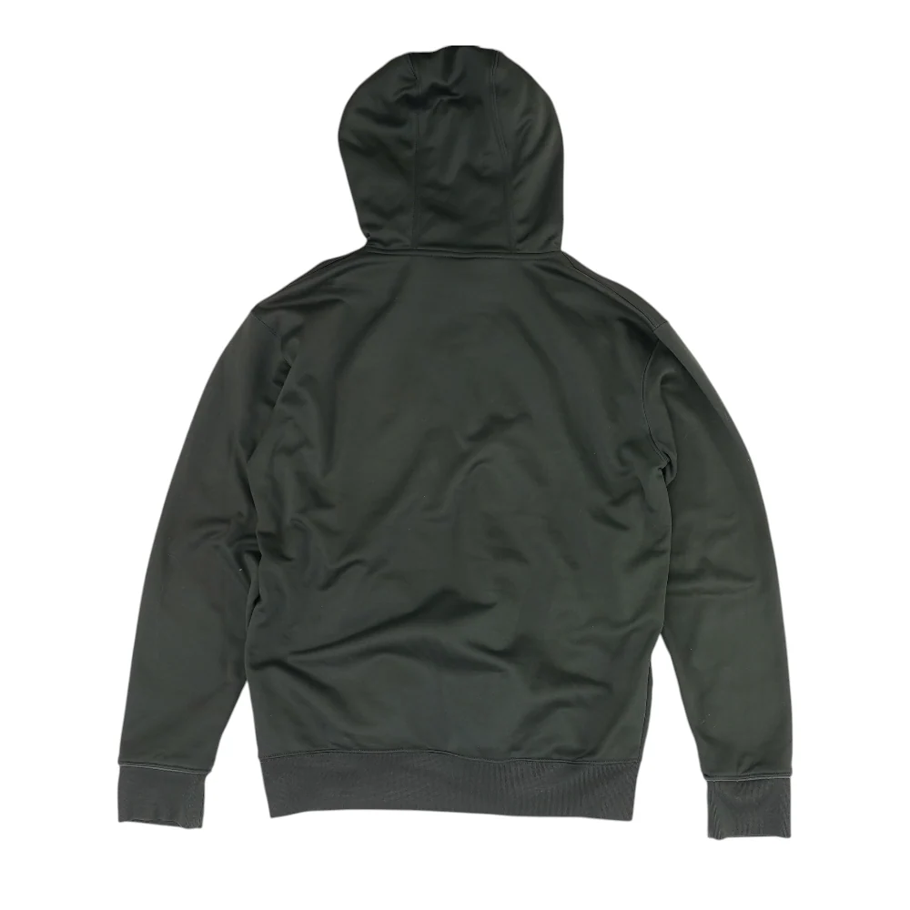 Gray Solid Hoodie Pullover - Image 2