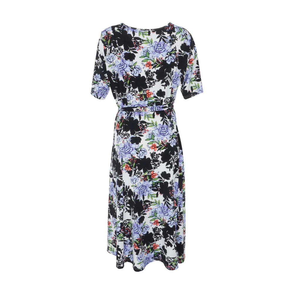 Multi Floral Midi Dress - Image 2