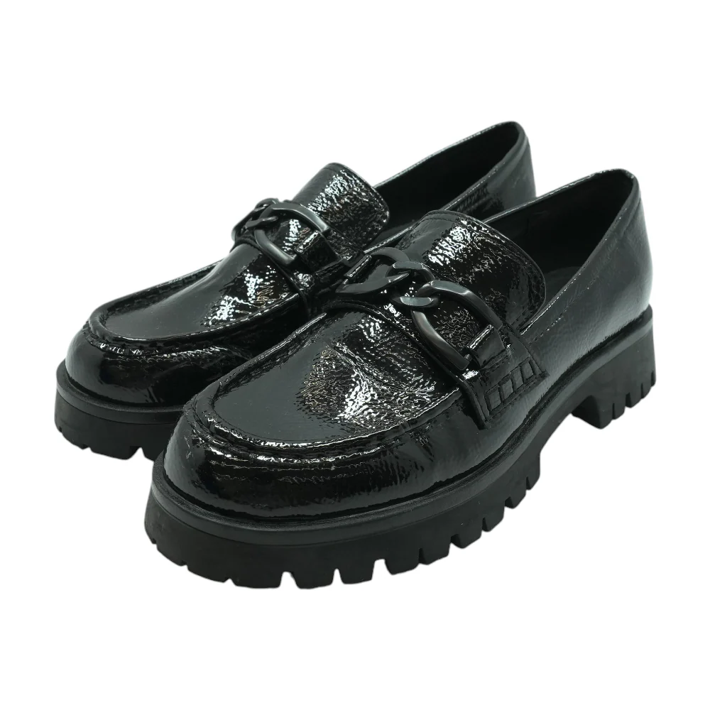 Black Slip-On Flats