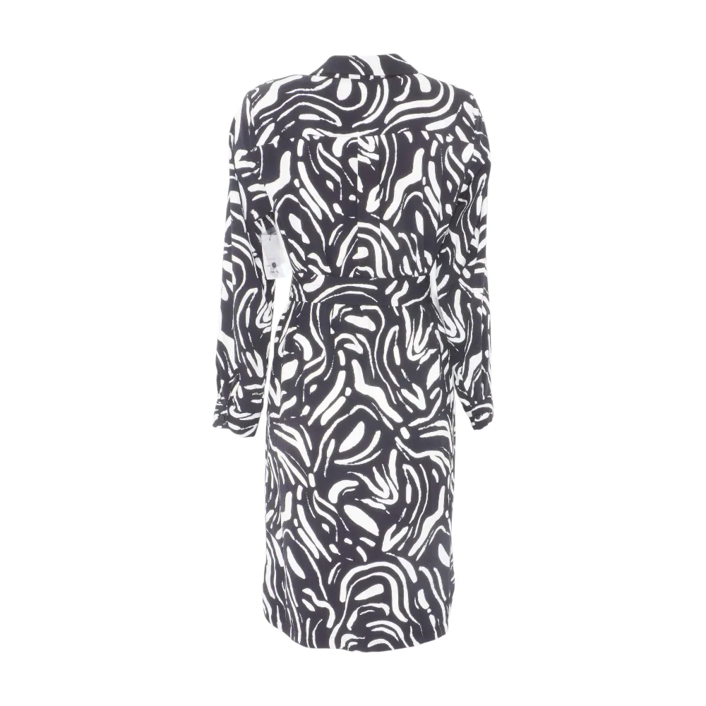 Black Abstract Midi Dress - Image 2
