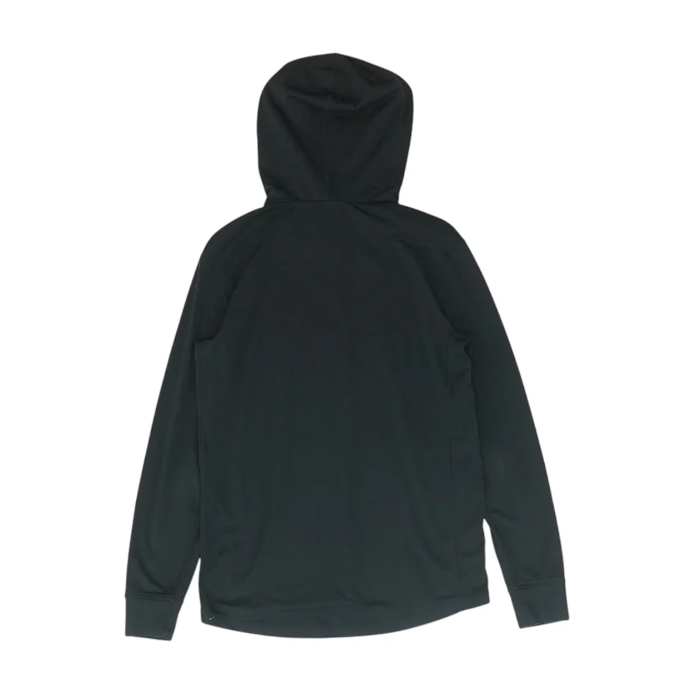 Black Solid Hoodie Pullover - Image 2