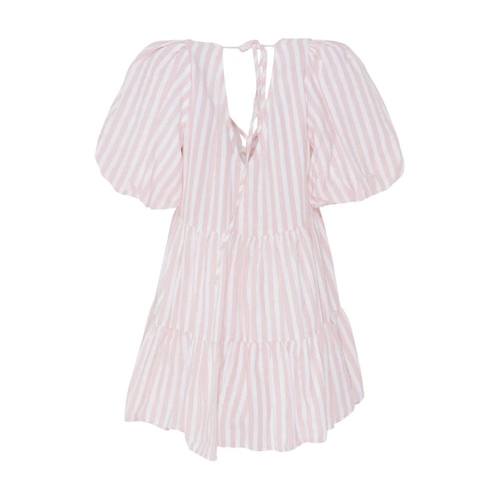 Pink Striped Mini Dress - Image 2