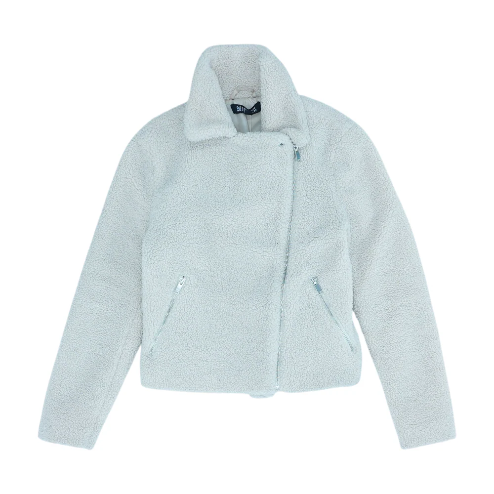 Beige Solid Jacket