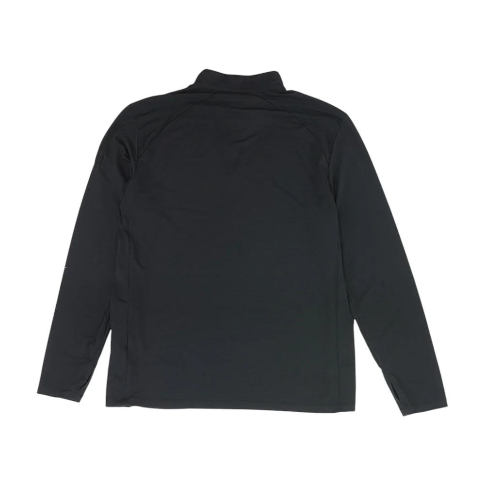 Black Solid 1/4 Zip Pullover - Image 2