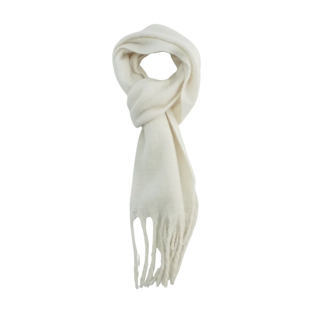Ivory 100% Polyester Scarf