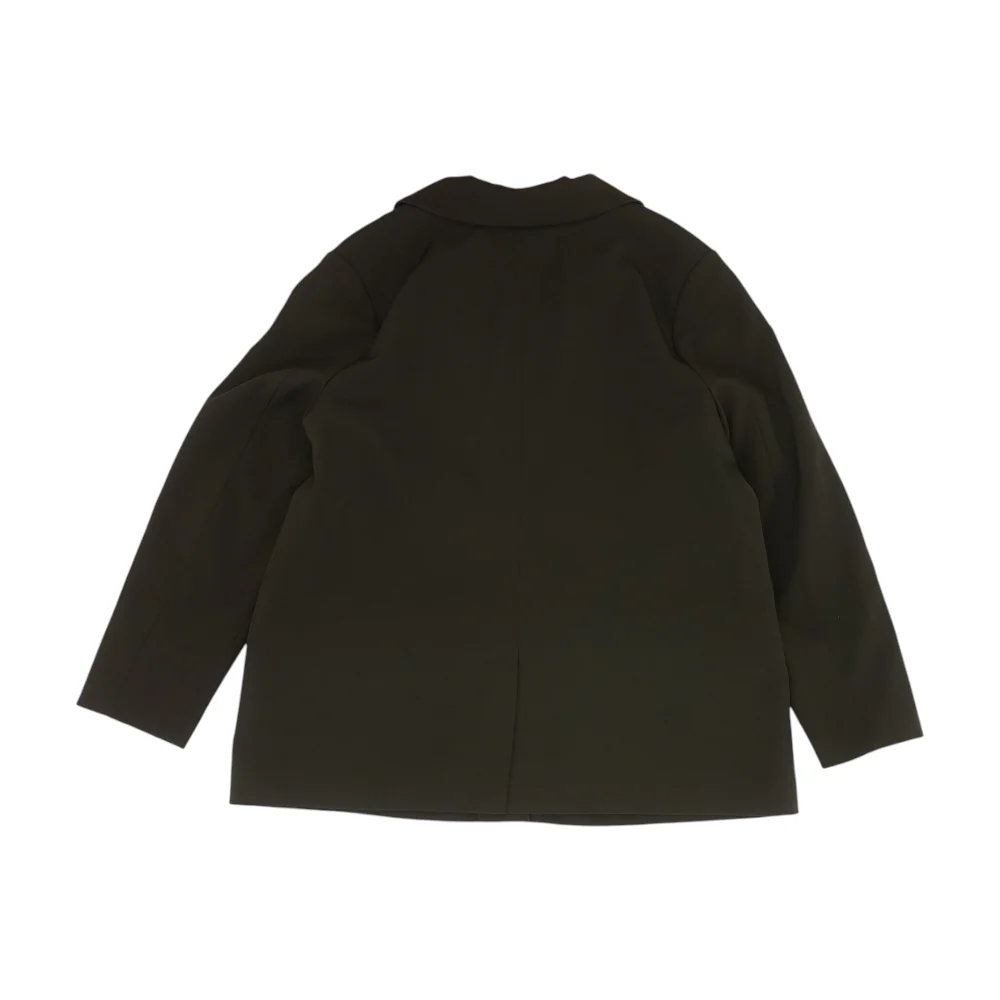 Black Solid Blazer - Image 2