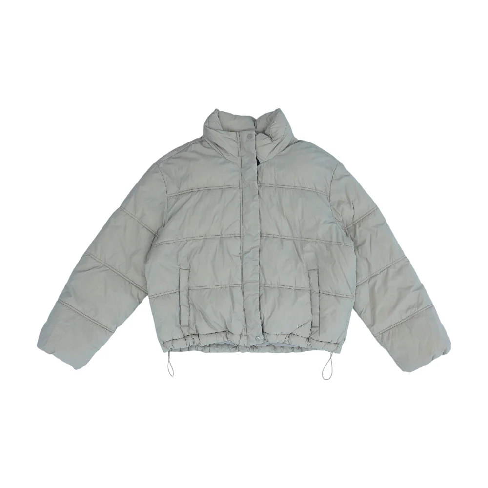 Beige Solid Jacket