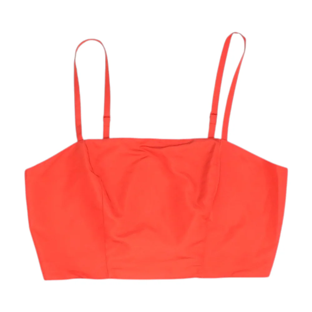 Red Cropped Blouse