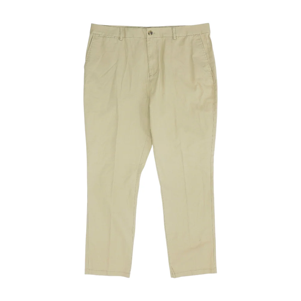 Khaki Straight Pants